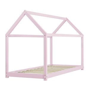 Kinderbed huisbed 200x90 met matras - verschillende kleuren