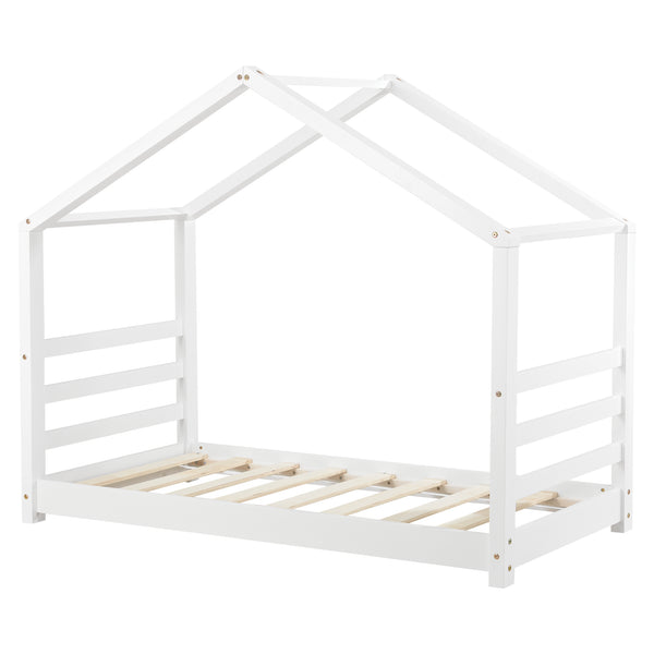 Kinderbed grenen huisbed incl. matras - verschillende maten en kleuren