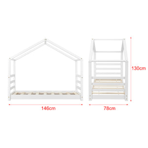 Kinderbed grenen huisbed incl. matras - verschillende maten en kleuren