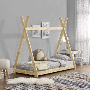 Kinderbed Onejda Tipi grenen met bedbodem - 6 varianten
