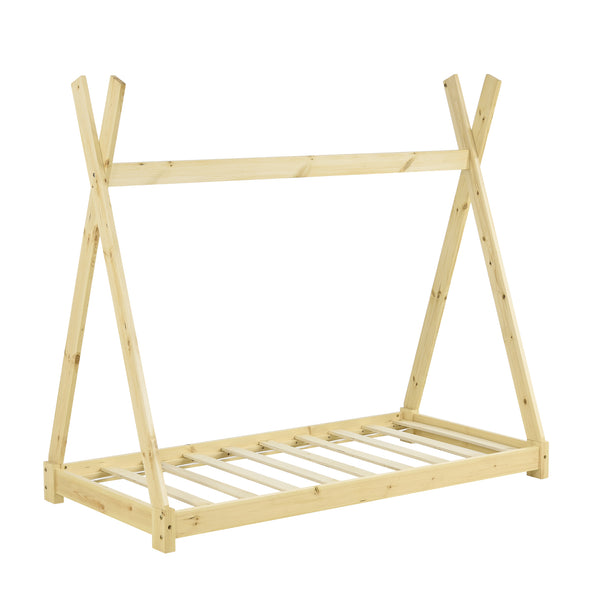Kinderbed Onejda Tipi grenen met bedbodem - 6 varianten