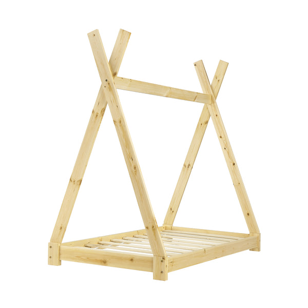 Kinderbed Onejda Tipi grenen met bedbodem - 6 varianten