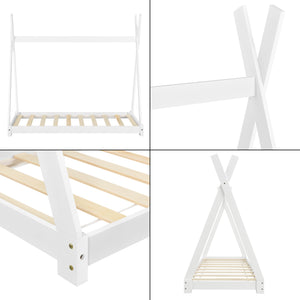 Kinderbed Onejda Tipi grenen met bedbodem - 6 varianten