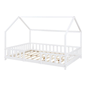 Kinderbed Sisimiut met uitvalbeveiliging en bedbodem [en.casa]