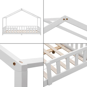 Kinderbed Treviolo huisbed [en.casa]