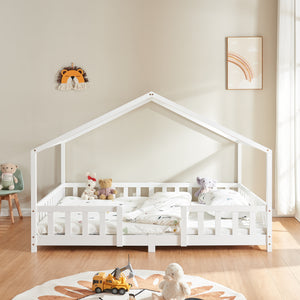 Kinderbed Treviolo huisbed [en.casa]