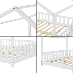 Kinderbed Treviolo huisbed [en.casa]