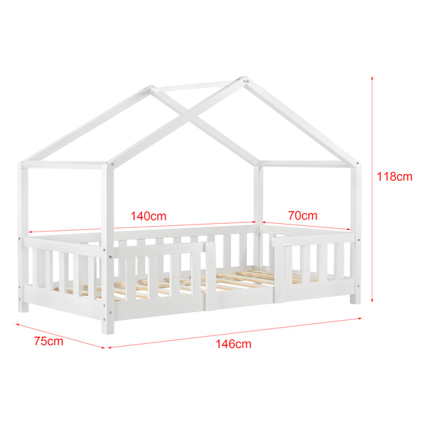 Kinderbed Treviolo huisbed [en.casa]