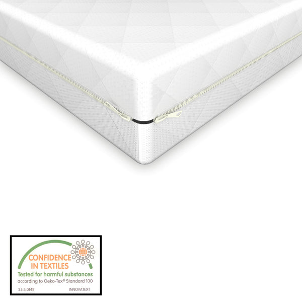 Kinderbed Treviolo met uitvalbeveiliging en matras [en.casa]