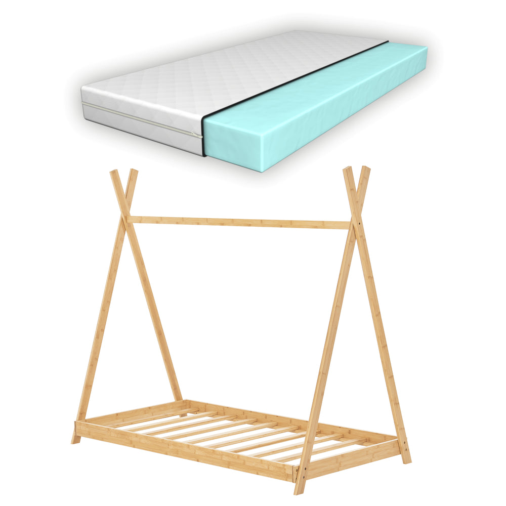 Kinderbed Vimpeli met matras Bamboe in verschillende maten [en.casa] - premiumXL