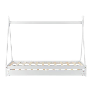 Kinderbed Tipi met onderschuifbed 90x200 cm - verschillende kleuren