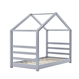 Kinderbed met bedbodem en matras huisbed - verschillende kleuren en modellen