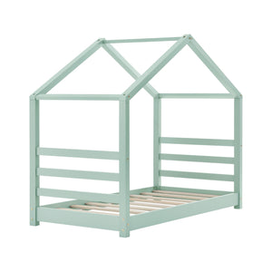 Kinderbed met bedbodem en matras huisbed - verschillende kleuren en modellen