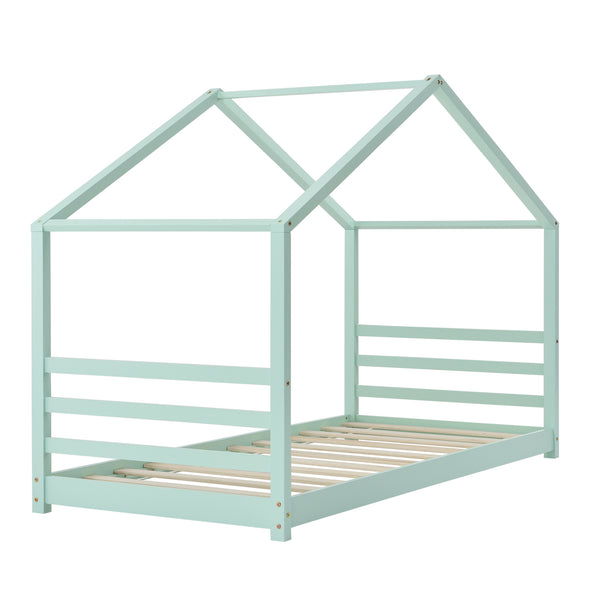 Kinderbed met bedbodem en matras huisbed - verschillende kleuren en modellen