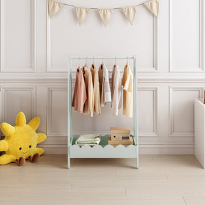 Kledingrek voor kinderen Vestnes 99x66x38 cm [en.casa]