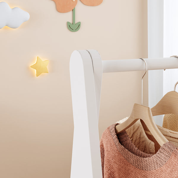 Kledingrek voor kinderen Vestnes 99x66x38 cm [en.casa]