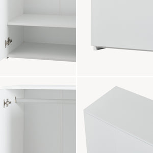 Kledingkast Beldinupp 123x60x40 cm [en.casa]