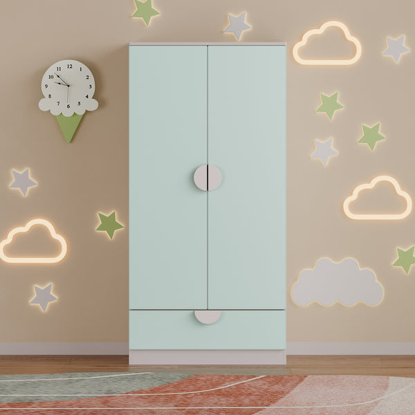 Kinderkast Sandnes kledingkast 123x60x40 cm [en.casa]