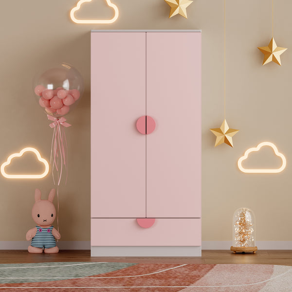 Kinderkast Sandnes kledingkast 123x60x40 cm [en.casa]