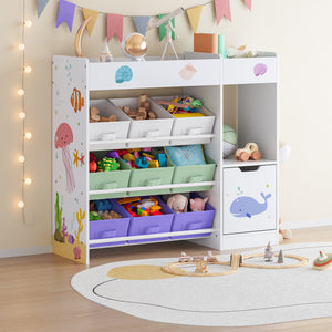 Kinderkast Søndreland open kast 80x90x29,5 cm [en.casa]