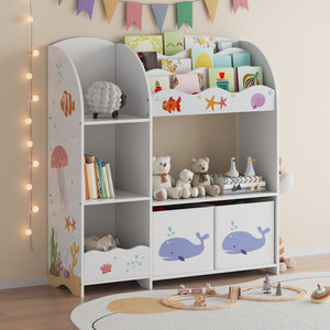 Kinderkast Lysekil open kast 100x93x30 cm [en.casa]