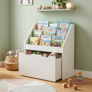 Kinderrek Sirlstalo 70x63x30 cm Wit [en.casa]
