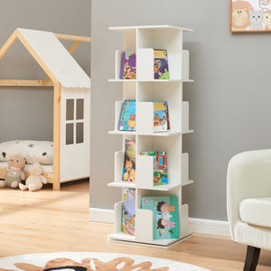 Kinderboekenkast Talöpintaa draaibaar 129x40x40 cm [en.casa]