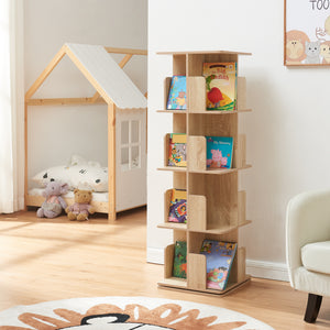 Kinderboekenkast Talöpintaa draaibaar 129x40x40 cm [en.casa]