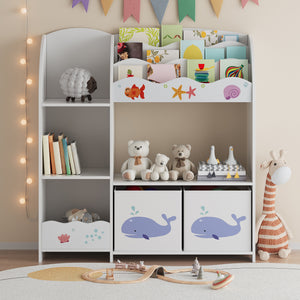 Kinderkast Lysekil open kast 100x93x30 cm [en.casa]