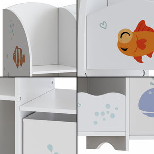 Kinderkast Lysekil open kast 100x93x30 cm [en.casa]