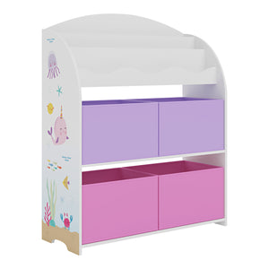 Kinderboekenkast Orust opbergkast 97,5x82,5x29,5 cm [en.casa]