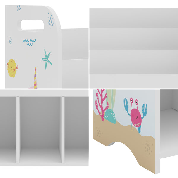 Kinderkast Røyrvik open kast 75x62x29 cm [en.casa]