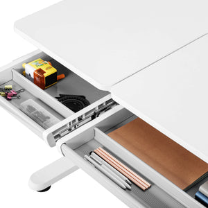 Kinderbureau Sauda in hoogte verstelbaar 54-76x120x60 cm [en.casa]