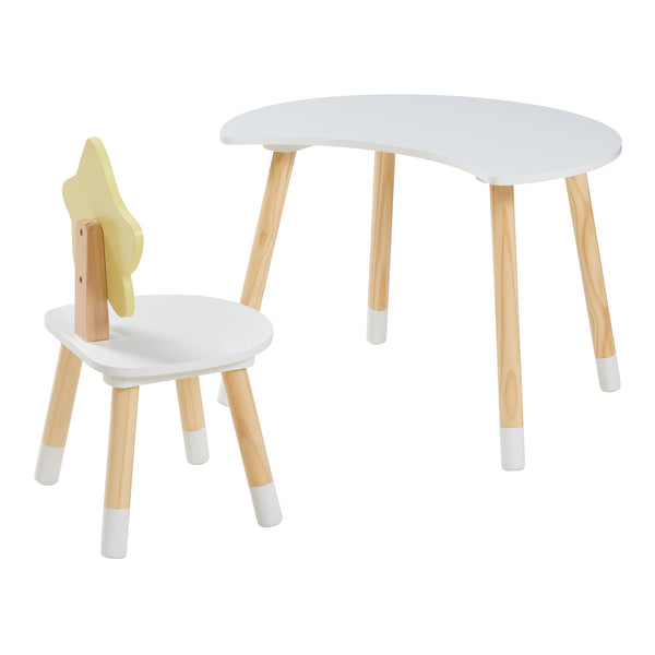 Kindertafelset Lallega met stoel [en.casa]
