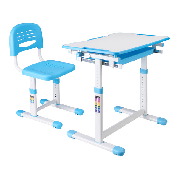 Kinderbureauset Sala kindertafel met 1 stoel [en.casa]