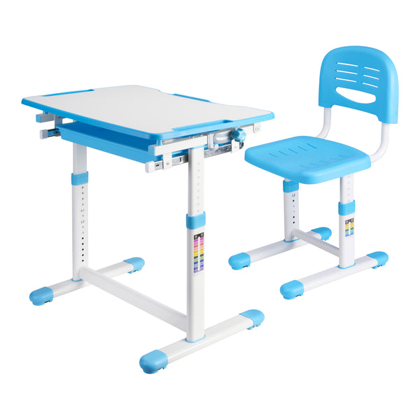Kinderbureauset Sala kindertafel met 1 stoel [en.casa]