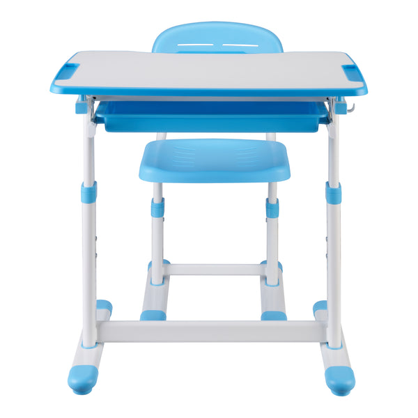 Kinderbureauset Sala kindertafel met 1 stoel [en.casa]