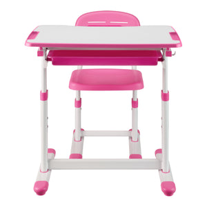 Kinderbureauset Sala kindertafel met 1 stoel [en.casa]
