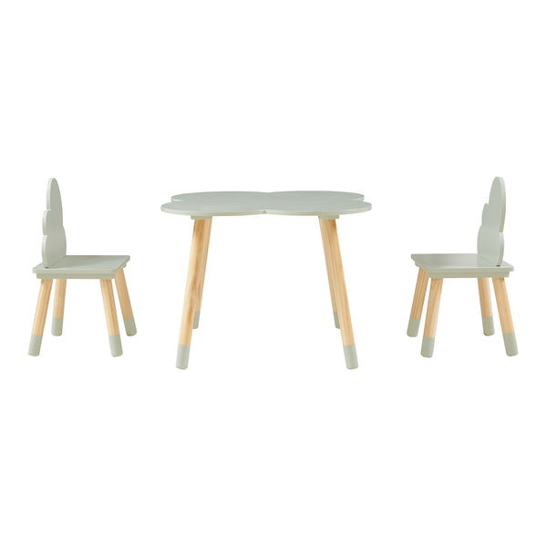 Kindertafelset Epim kindertafel met 2 kinderstoelen [en.casa]