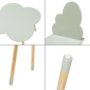 Kindertafelset Epim kindertafel met 2 kinderstoelen [en.casa]