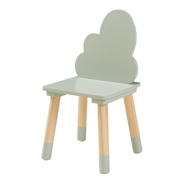 Kindertafelset Hovle met 2 stoelen wolkdesign [en.casa]