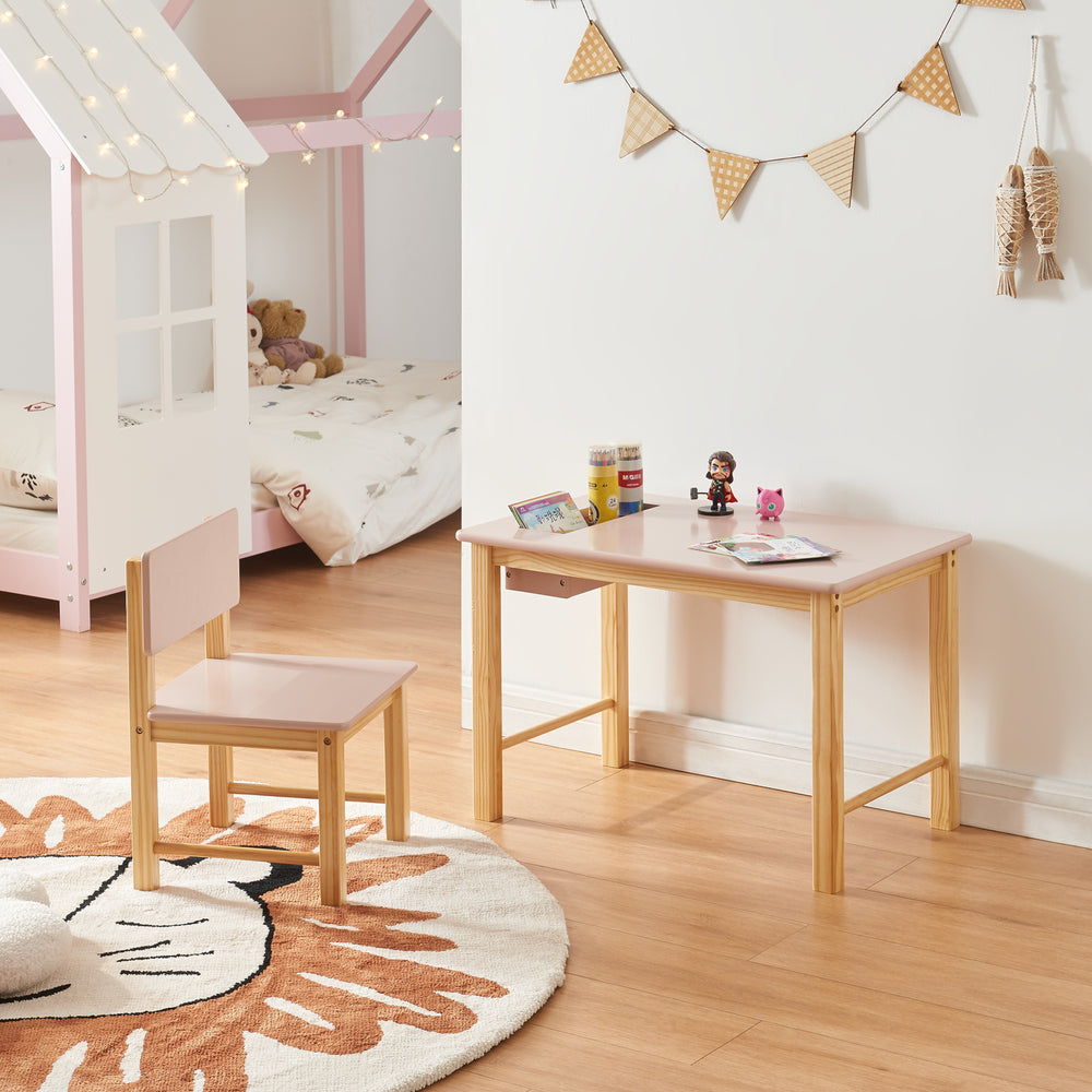 Kindertafel met kinderstoel Skjåk [en.casa]
