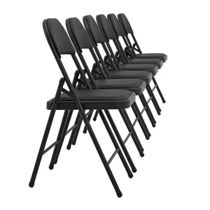 Bureaustoel klapstoel opvouwbaar 80x46x50 cm set van 6 - 2 varianten