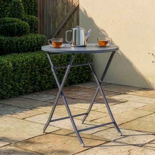 Klaptafel Sande tuintafel metaal [en.casa]