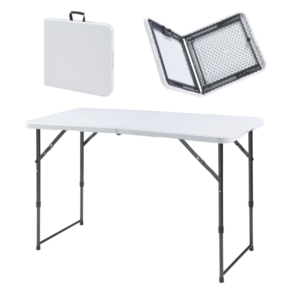 In hoogte verstelbare klaptafel Adelfia 120x60cm [en.casa] - premiumXL