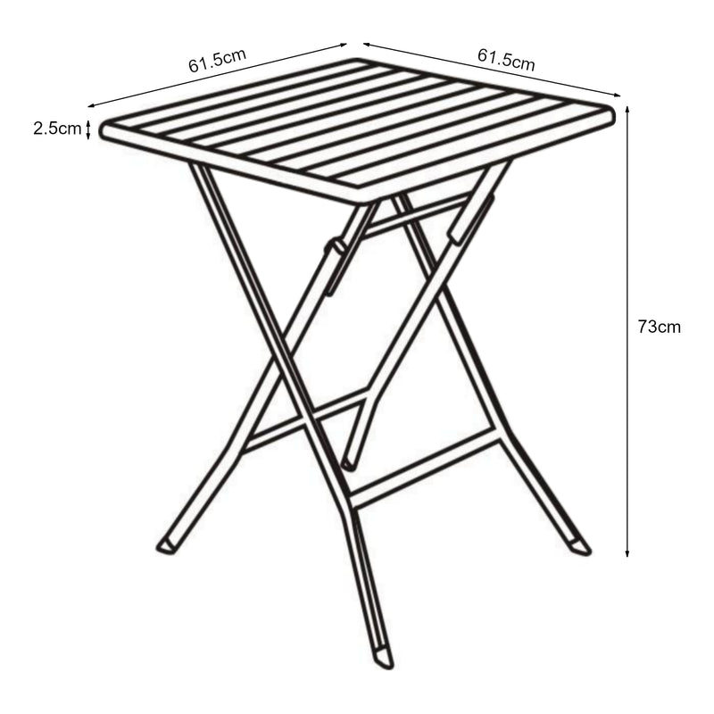 Maatschets Opklapbare tafel Lillestrøm [en.casa]