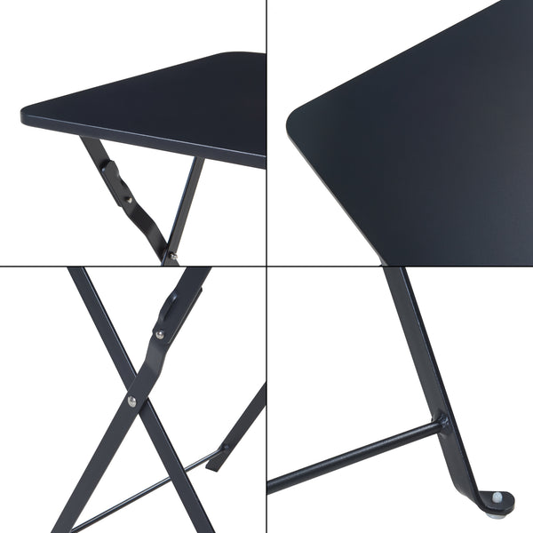 Tuintafel Vegårshei opvouwbaar 45x40x40 cm [en.casa]