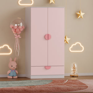 Kinderkast Sandnes kledingkast 123x60x40 cm [en.casa]
