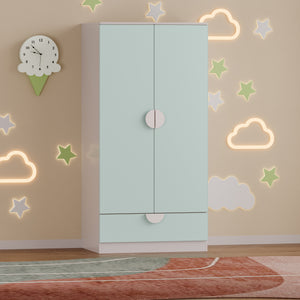 Kinderkast Sandnes kledingkast 123x60x40 cm [en.casa]