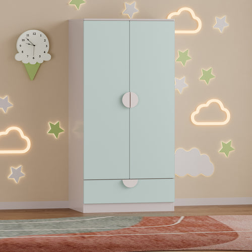 Kinderkast Sandnes kledingkast 123x60x40 cm [en.casa]